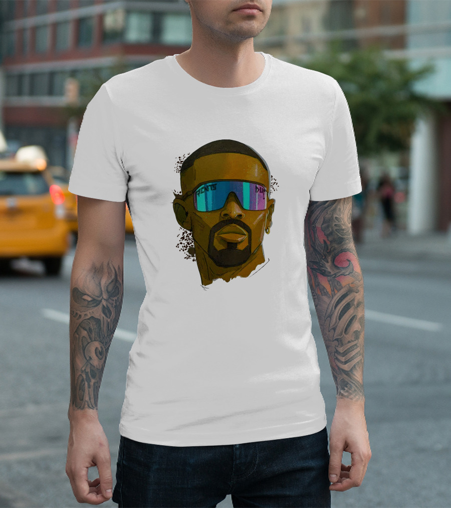 Jalen Hurts Painted Sunglasses T-Shirt