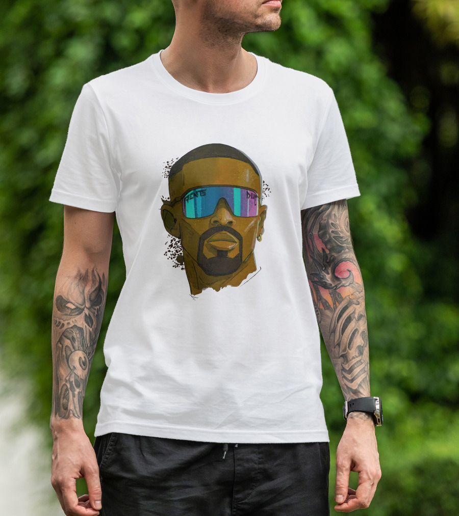 Jalen Hurts Painted Sunglasses T-Shirt