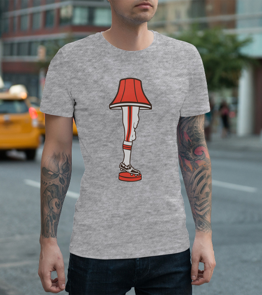 Jimmy Haslam WeBleedOhio Cleveland Football Leg Lamp T-Shirt