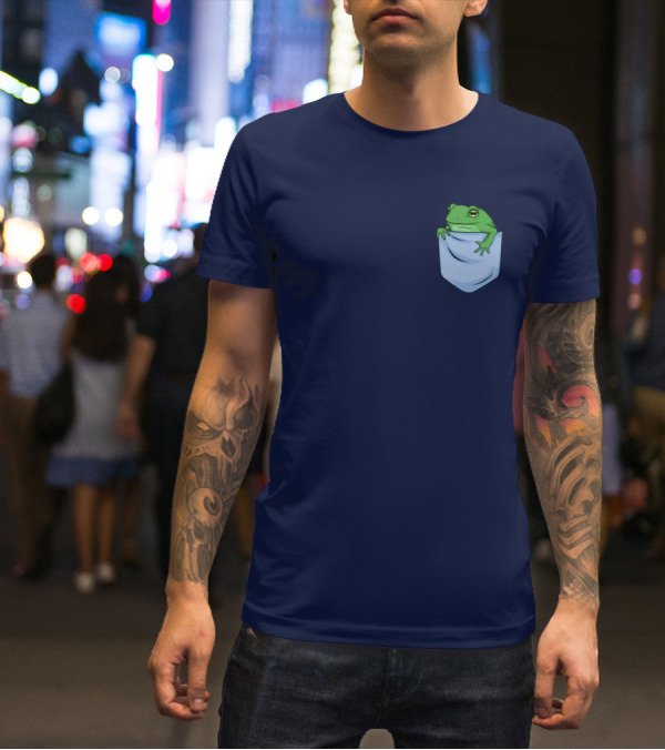 Jenna Lynn Meowri Frog In Pocket T-Shirt