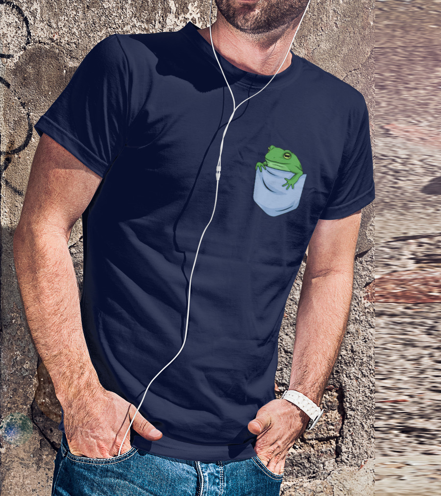 Jenna Lynn Meowri Frog In Pocket T-Shirt