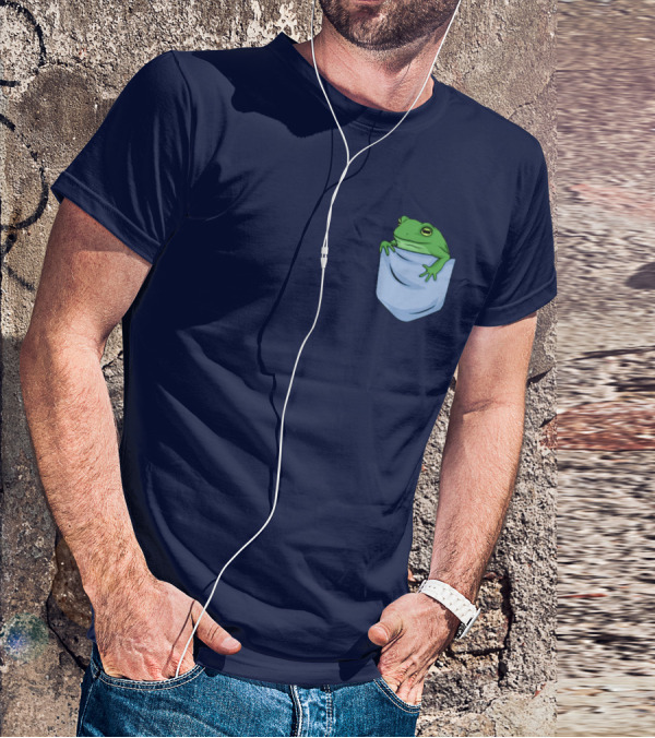 Jenna Lynn Meowri Frog In Pocket T-Shirt