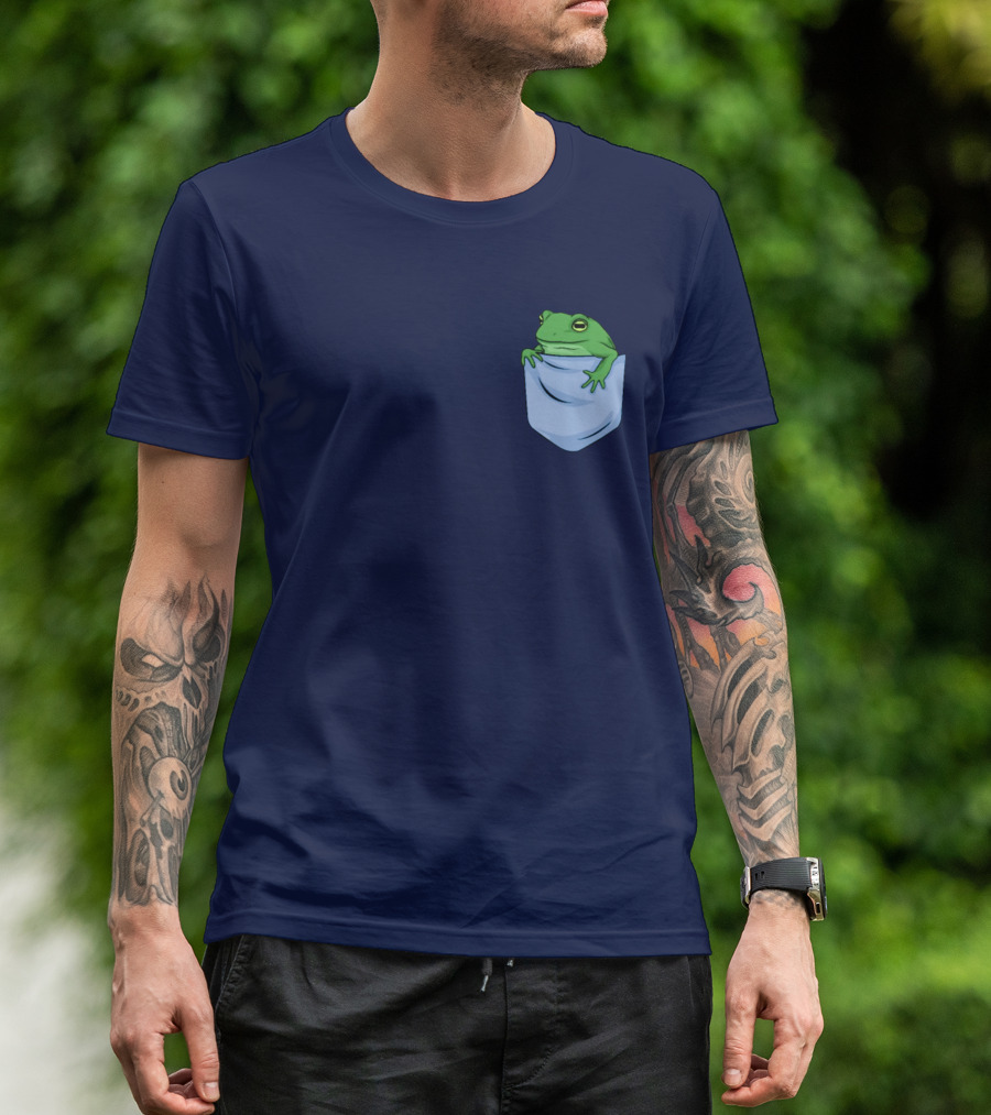 Jenna Lynn Meowri Frog In Pocket T-Shirt