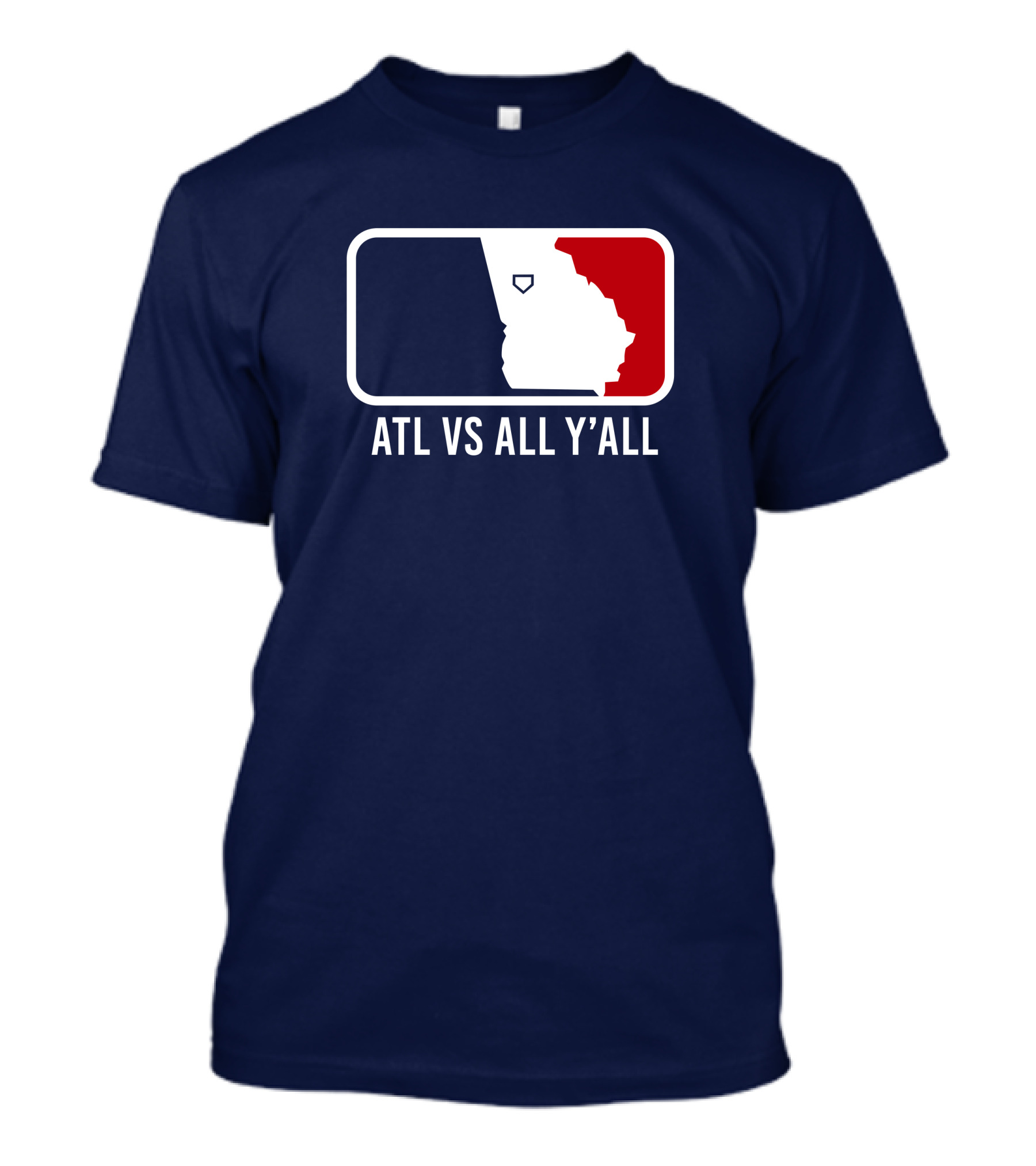 ATL VS ALL Y'ALL Georgia Baseball T-Shirt