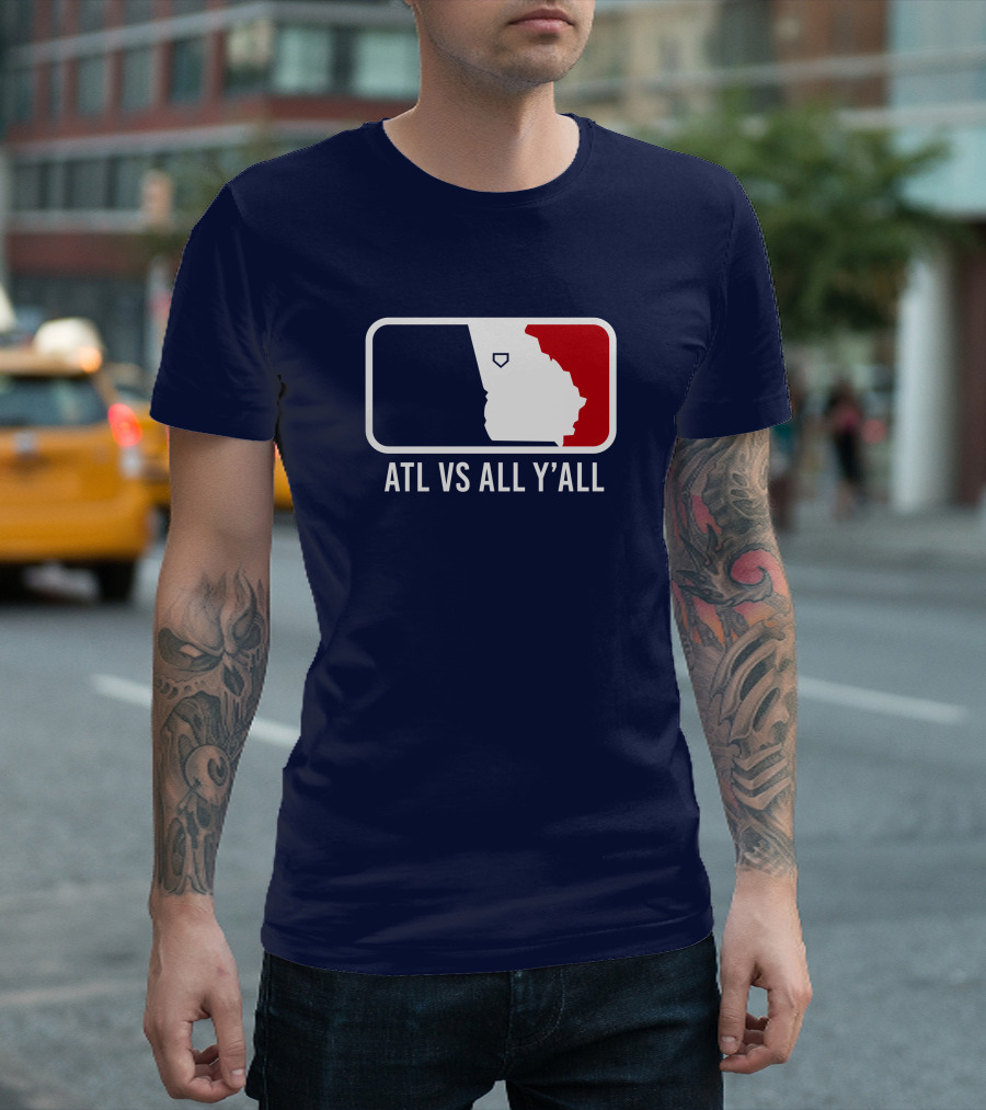 ATL VS ALL Y'ALL Georgia Baseball T-Shirt