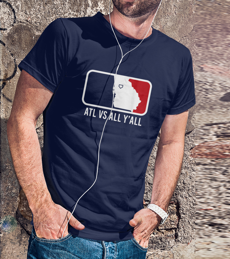 ATL VS ALL Y'ALL Georgia Baseball T-Shirt