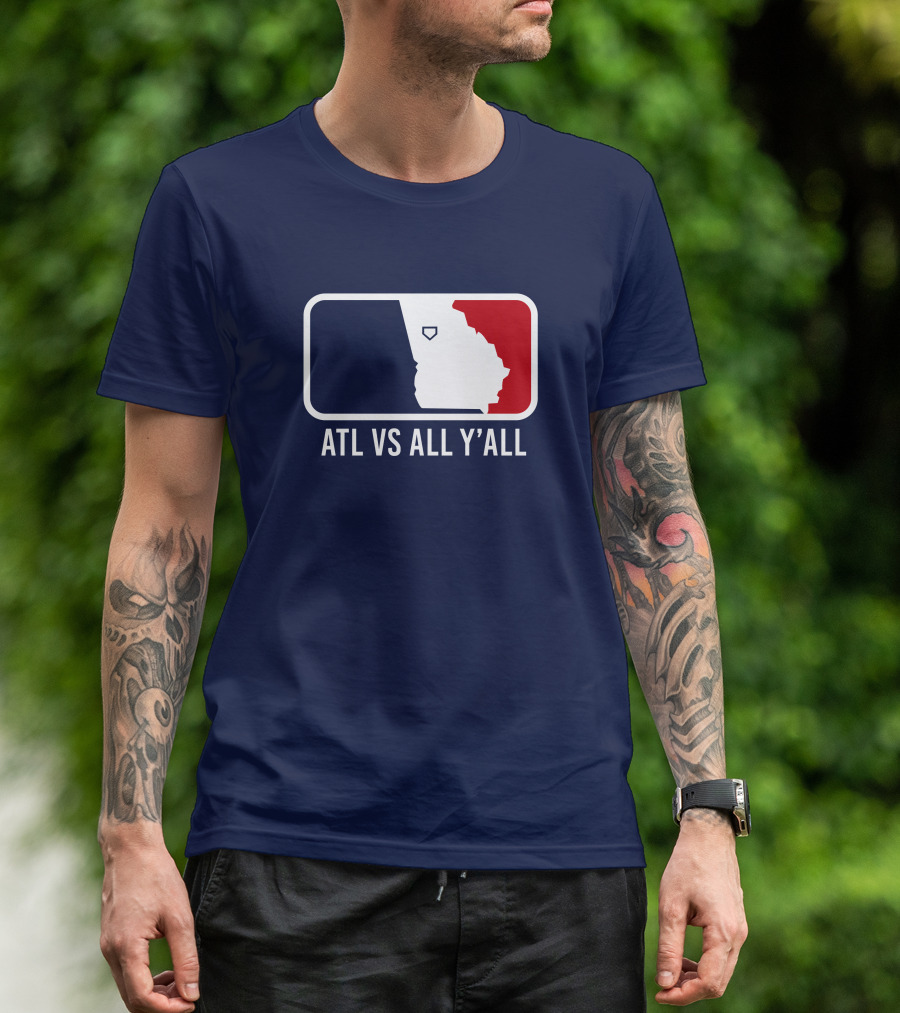 ATL VS ALL Y'ALL Georgia Baseball T-Shirt