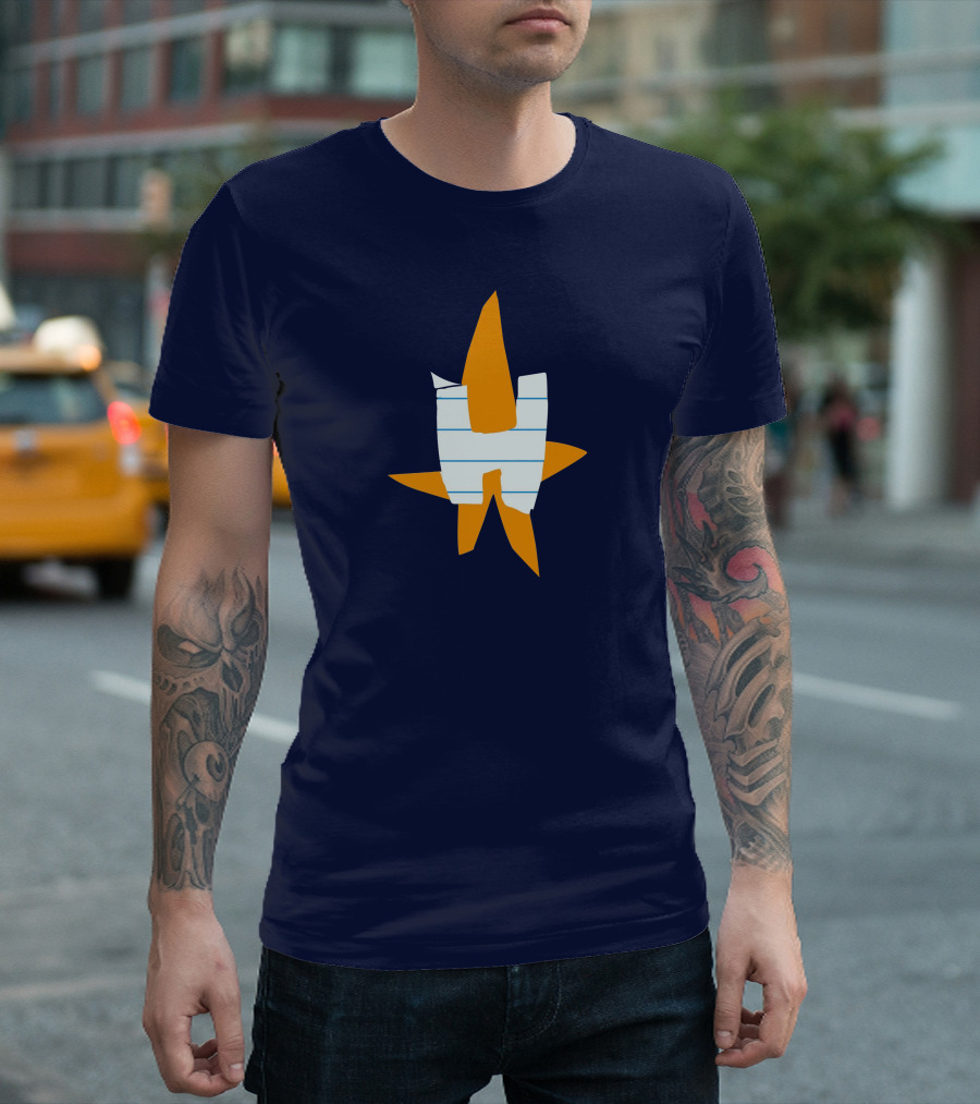 Jared Hollier Good Luck Charm Houston Astros Star T-Shirt