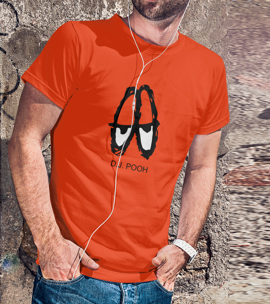 D.J. Pooh Orange Shoes T-Shirt