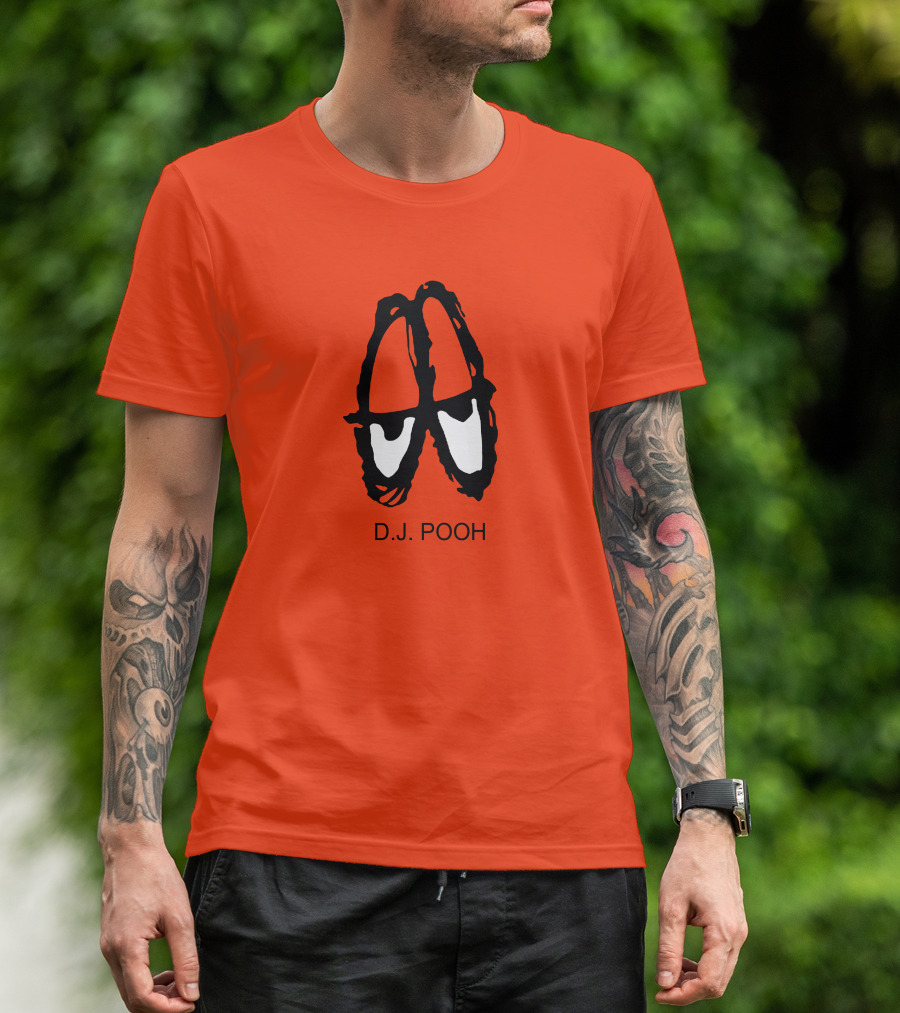D.J. Pooh Orange Shoes T-Shirt