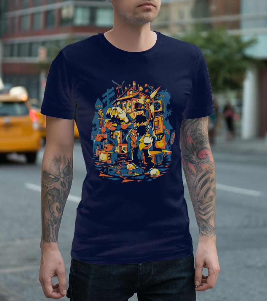Adventure Bound Eastward Fangamer Video Game Art Retro Style Journey T-Shirt