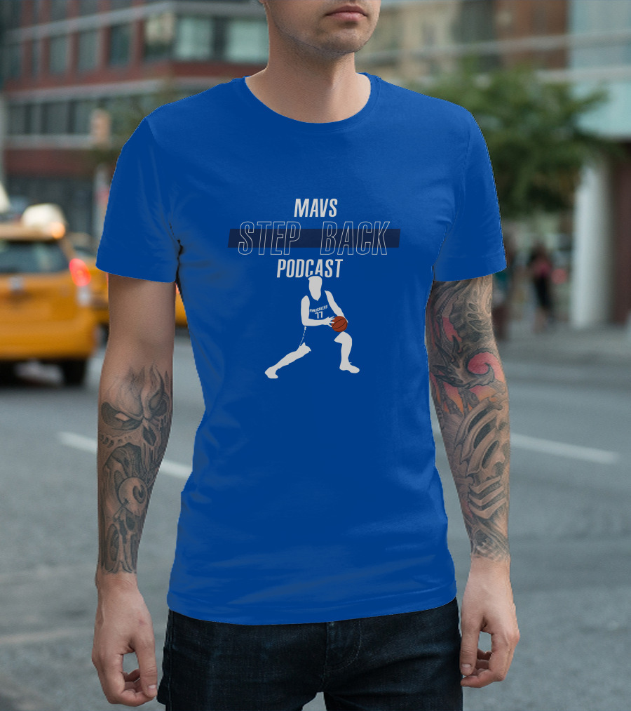 Mavs Step Back Podcast Luka Doncic Basketball T-Shirt