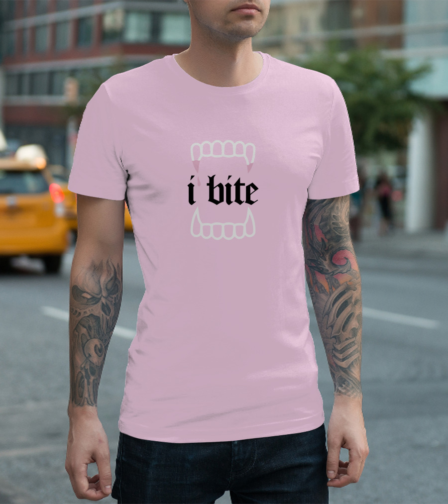 Tarayummy I Bite Pink Teeth T-Shirt