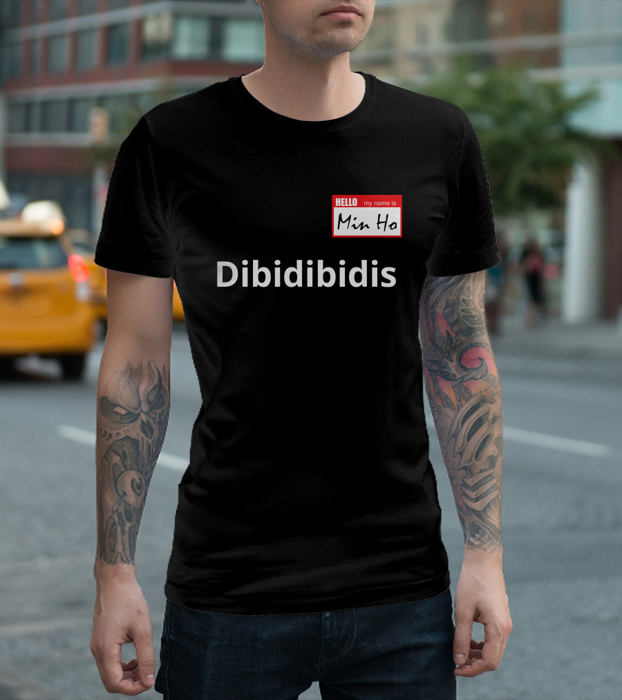 Dibidibidis Hello My Name Is Minho Shinee T-Shirt