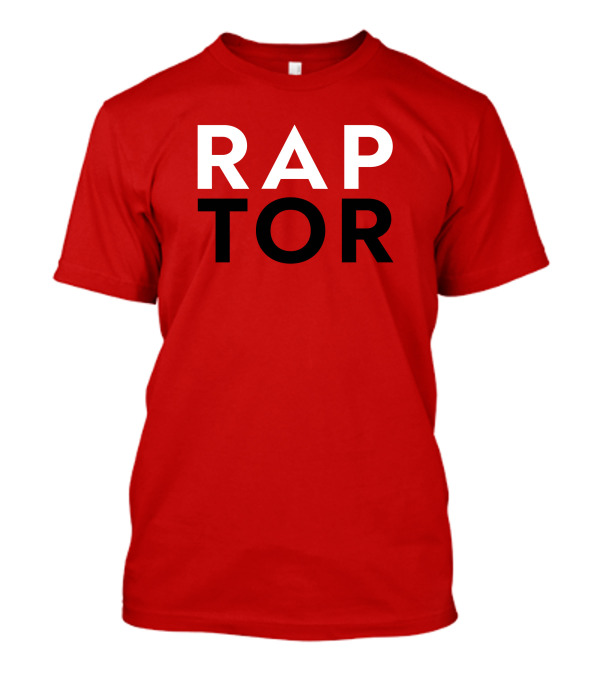 J.E. Skeets Raptor Jeskeets Raptors RAPTOR Red Black White T-Shirt
