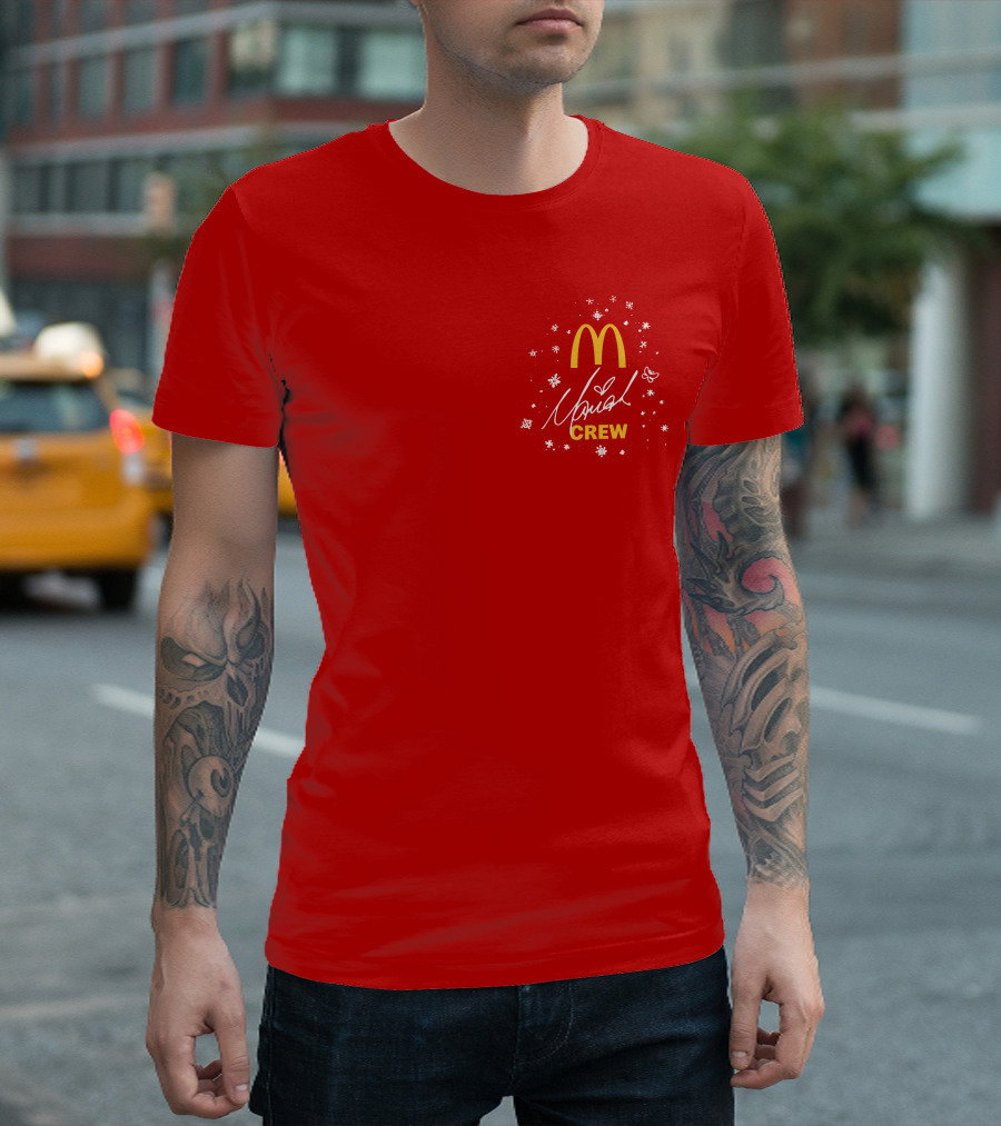 Mariah Crew McDonald's Logo Christmas T-Shirt