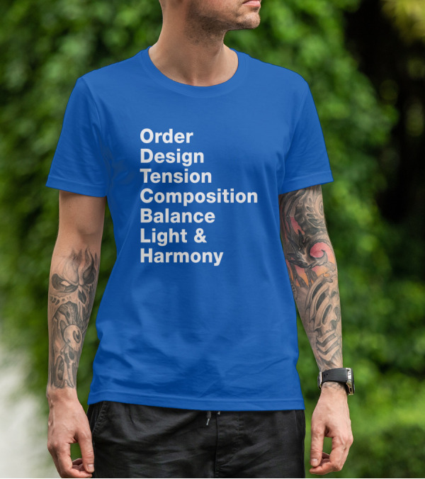 Order Design Tension Composition Balance Light And Harmony T-Shirt