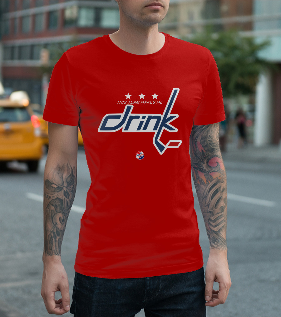 Nova Caps Hockey This Team Makes Me Drink T-Shirt