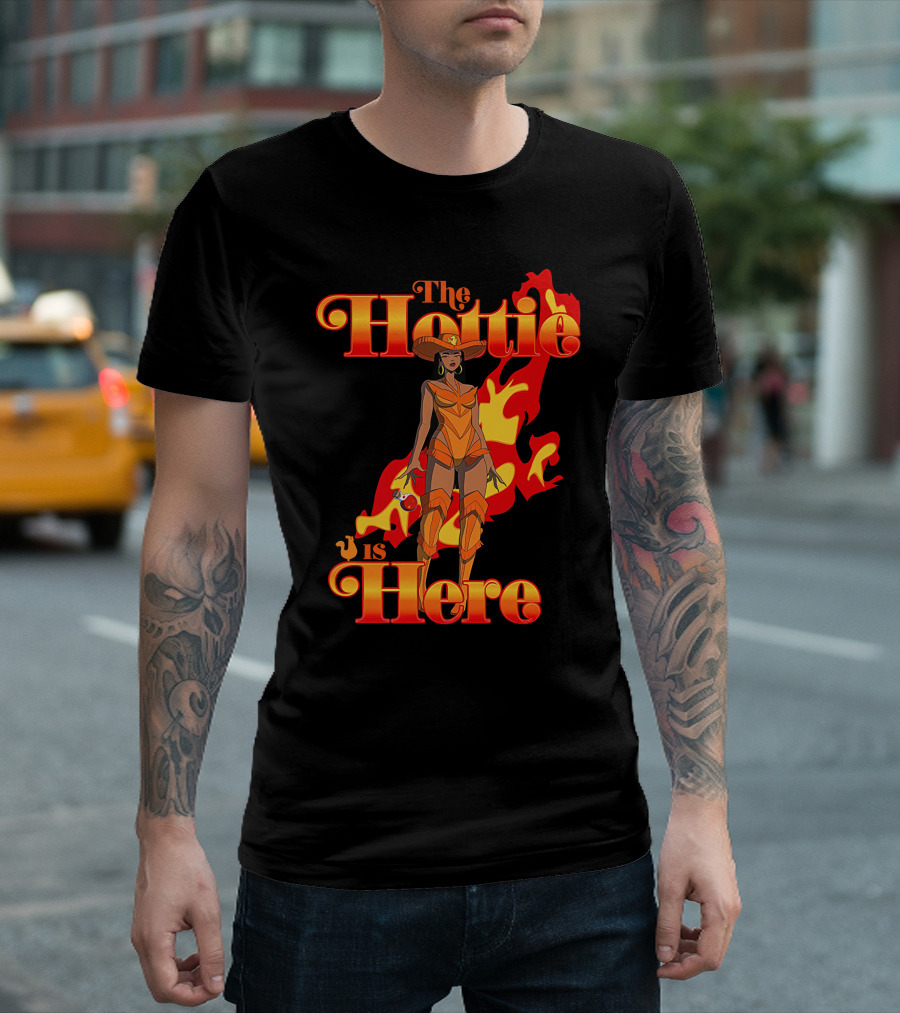 The Hottie Is Here Popeyes X Megan Thee Stallion Fire T-Shirt