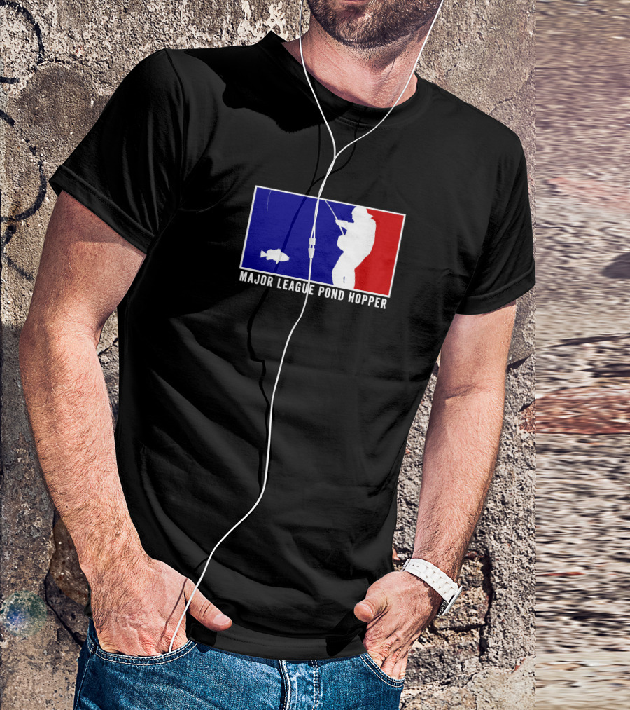 Major League Pond Hopper Fishing With Norm T-Shirt