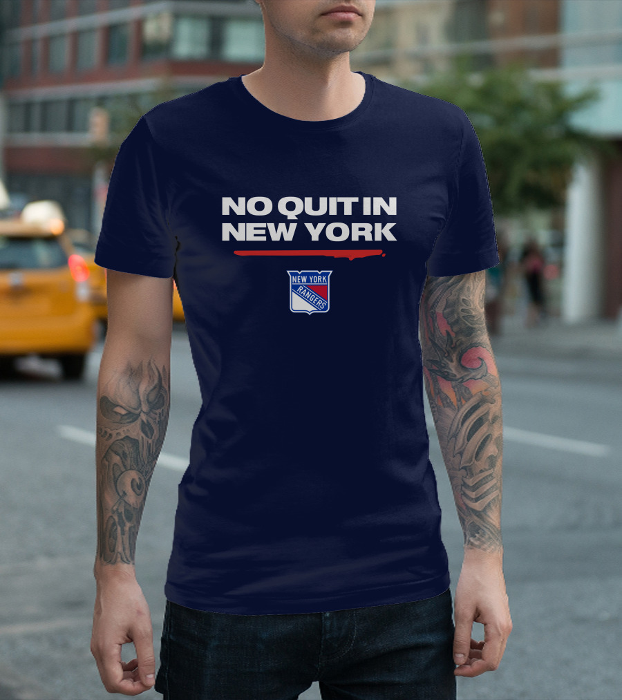No Quit In New York Rangers T-Shirt
