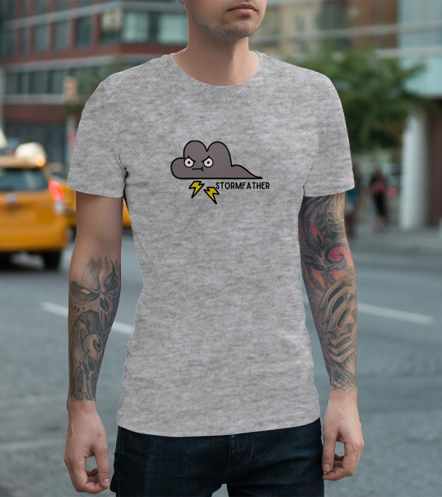 Stormfather Angry Cloud with Lightning Stormlight Archive T-Shirt