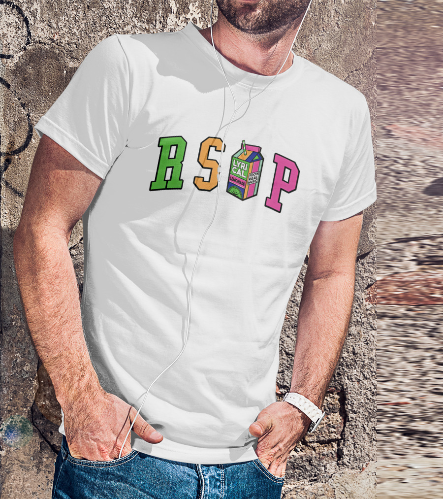 RSVP Lyrical Lemonade Drink Box Logo Cream Merch T-Shirt
