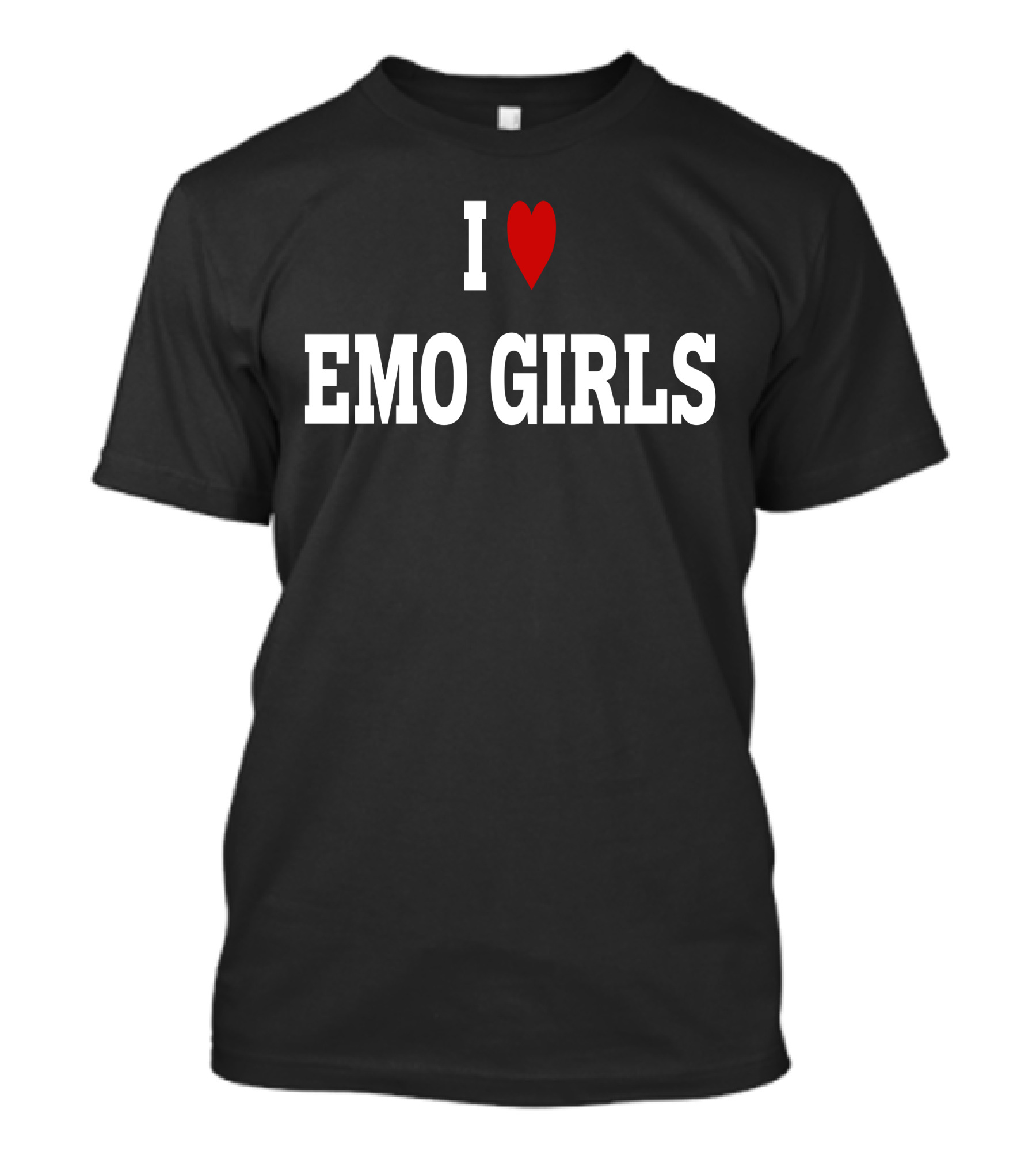 I Love Emo Girls Romancaandle Emo Culture Expression T-Shirt