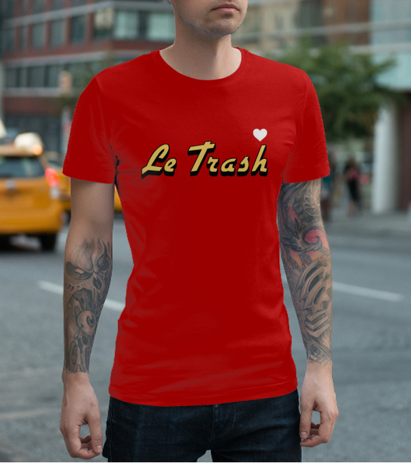 Le Trash Prime Video Fatin Jadmani Heart T-Shirt