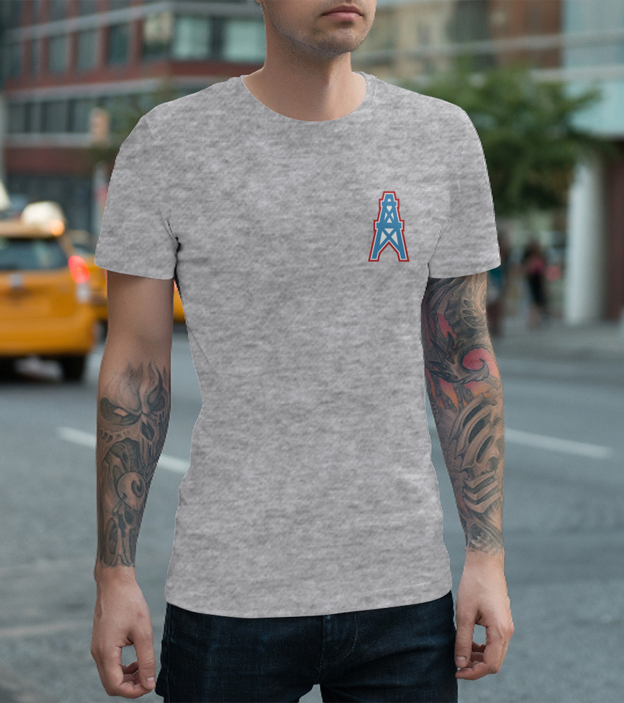 Ryan Tannehill Houston Oilers Tower T-Shirt