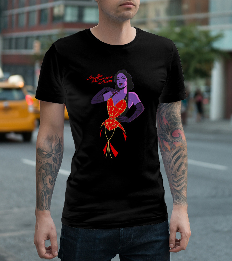 Lou Lou la Duchesse de Rière Below The Collar Spider Queen T-Shirt