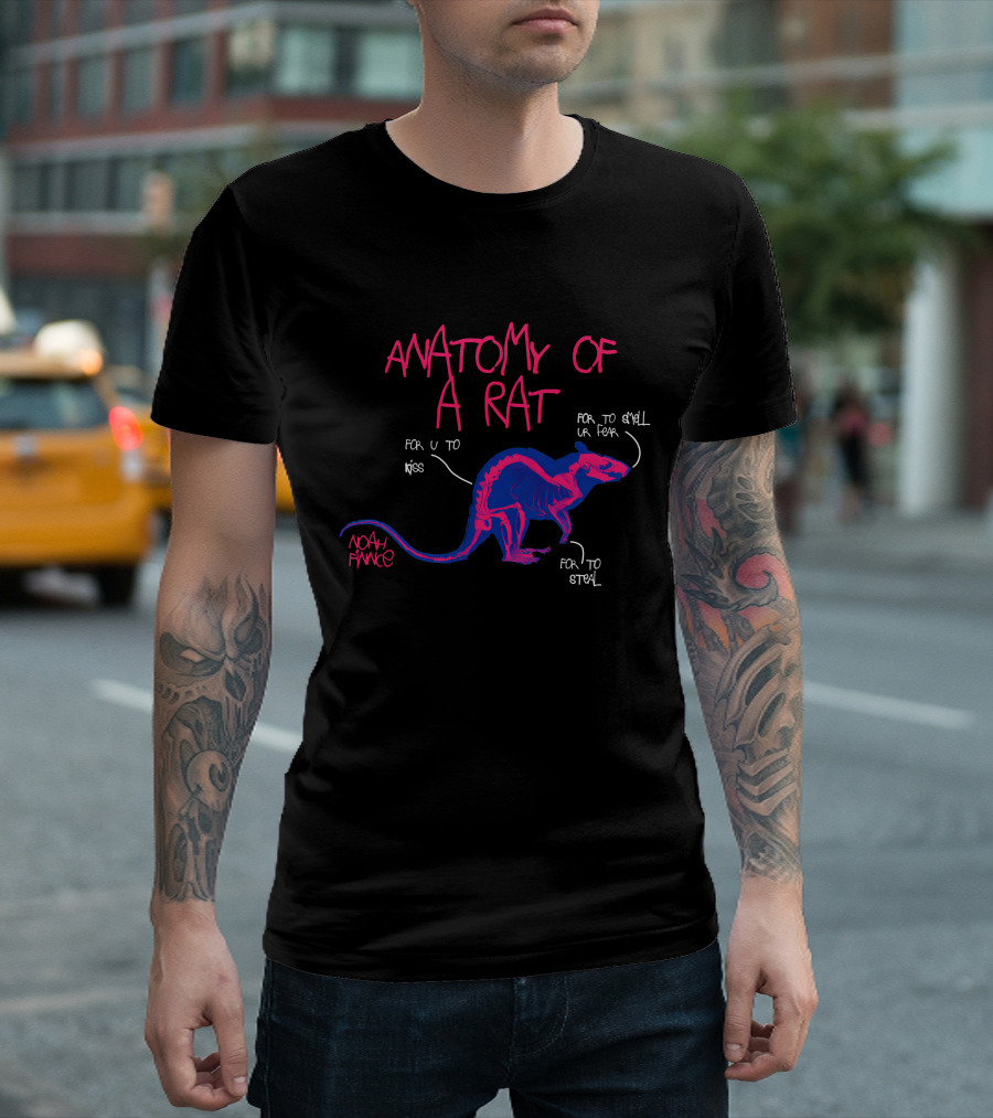 Noahfinnce Anatomy of a Rat For You to Kiss Smell Fear Steal Hottopic T-Shirt