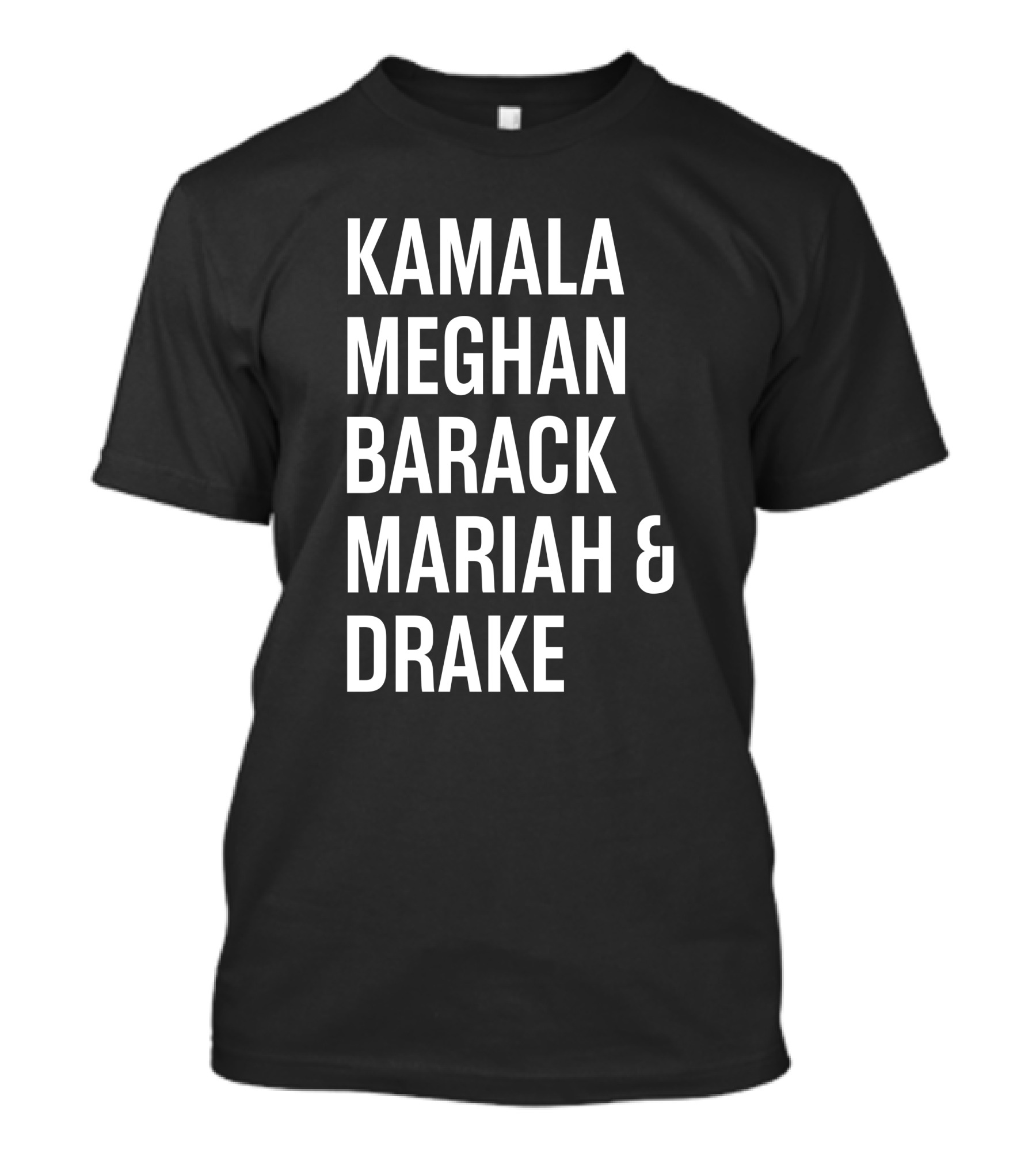 Kamala Meghan Barack Mariah And Drake Icons Collection T-Shirt