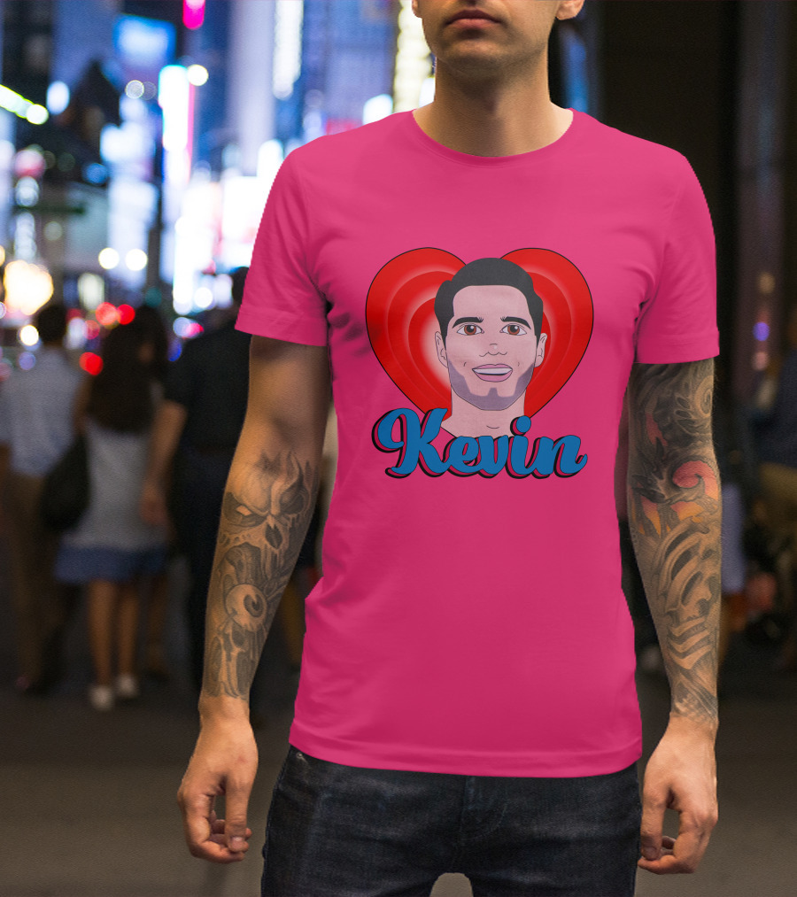 Kevin Fiala Heart Design Minnesota Wild T-Shirt