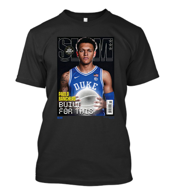 Slam Cover Paolo Banchero Duke Built For This New World Issue T-Shirt