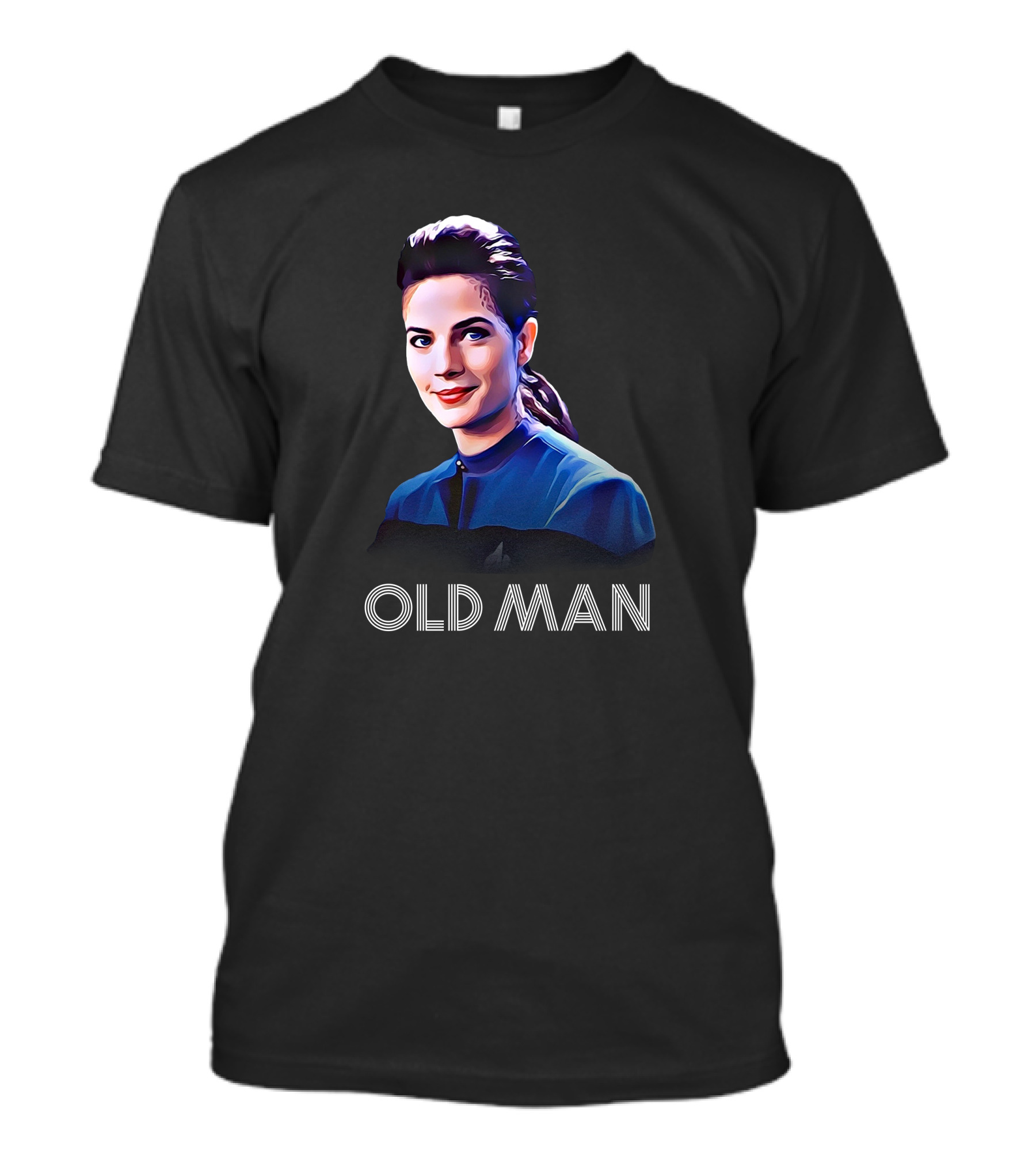 Jadzia Dax Old Man Deep Space Nine Raijuthehyeju T-Shirt