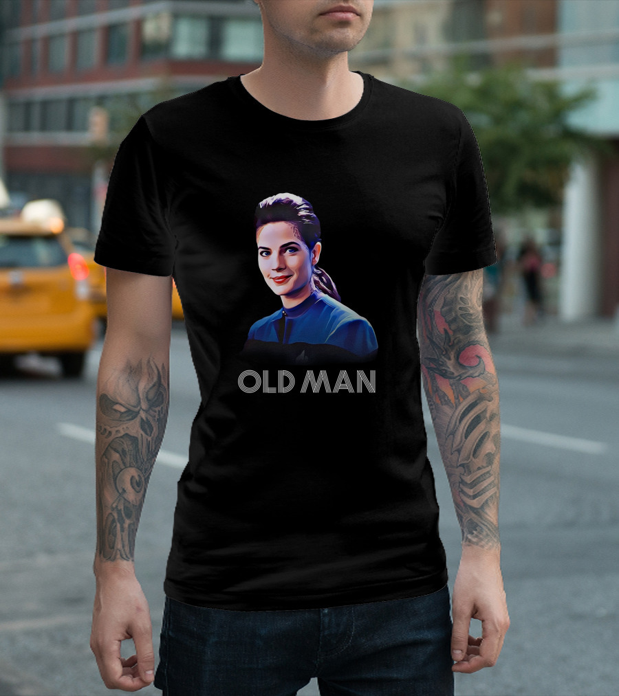 Jadzia Dax Old Man Deep Space Nine Raijuthehyeju T-Shirt