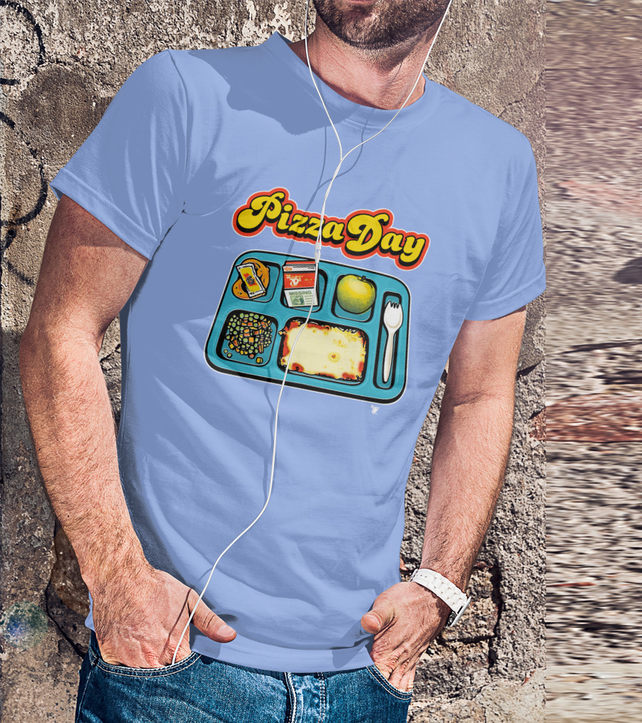 Super 70s Sports Store S7s Pizza Day Lunch Tray T-Shirt