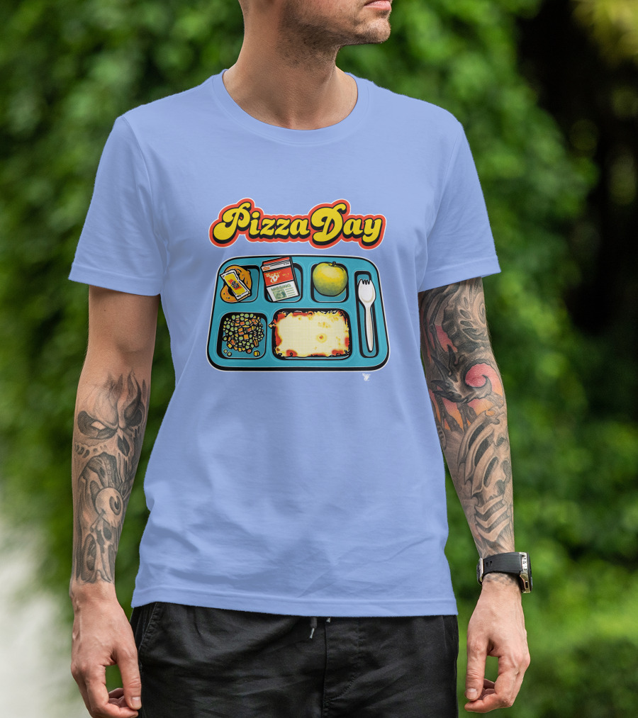 Super 70s Sports Store S7s Pizza Day Lunch Tray T-Shirt
