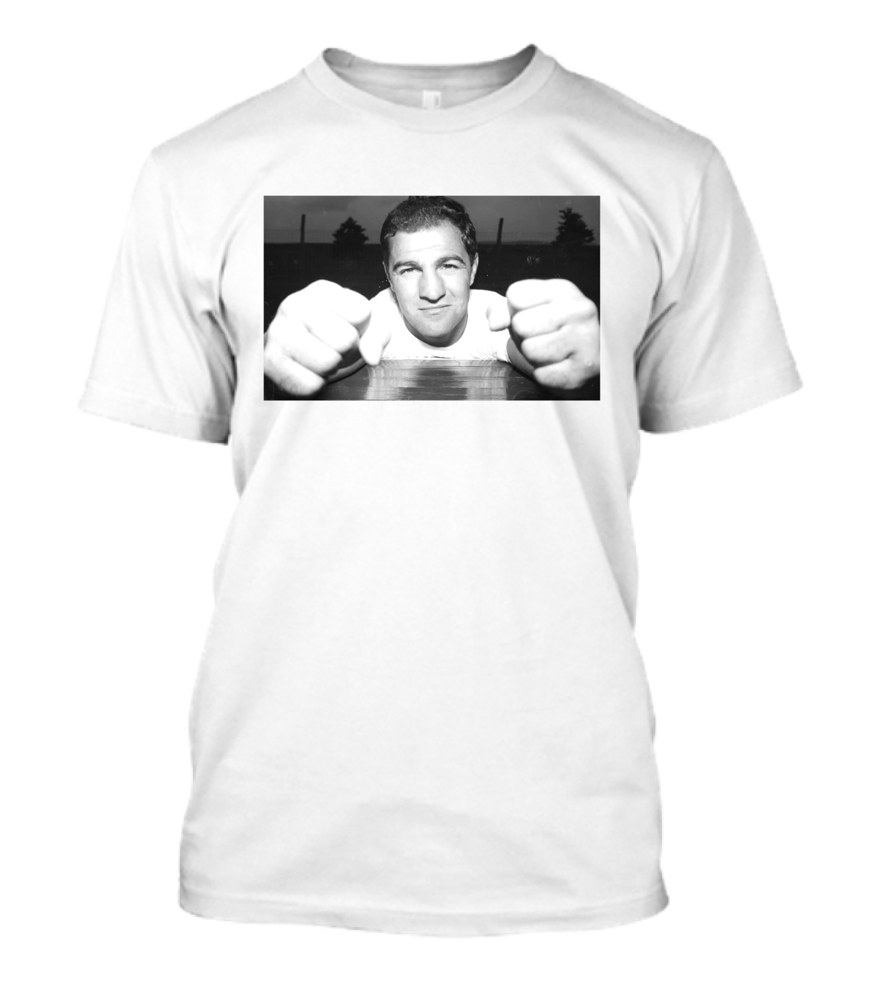 Jeff Garlin Rocky Marciano Boxing Legend Fists Up T-Shirt