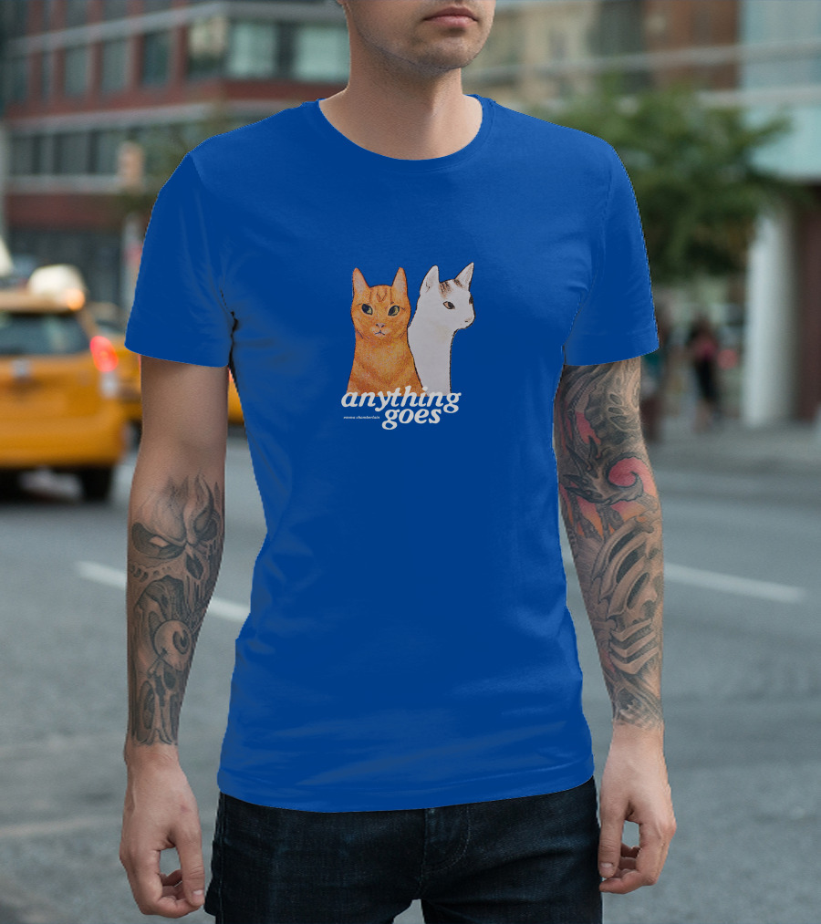 Anything Goes Emma Chamberlain Merch Cats T-Shirt