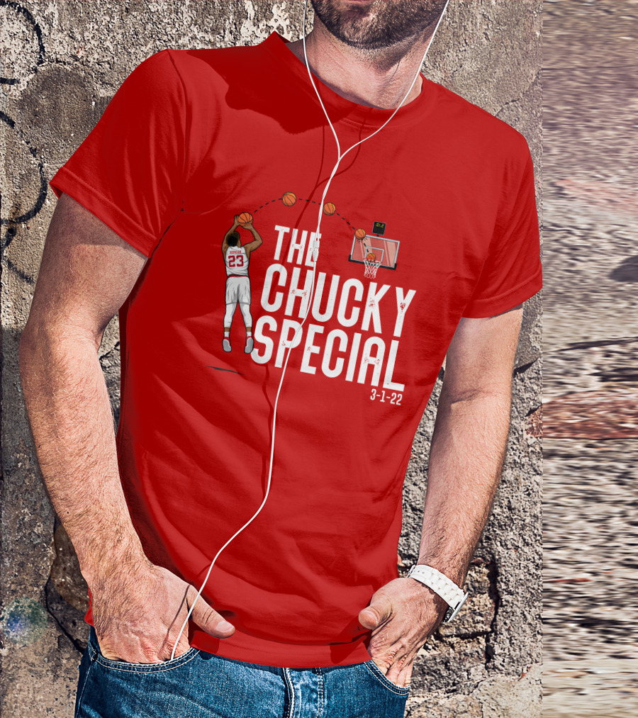 Chucky Hepburn The Chucky Special Basketball Shot 3-1-22 The Players Trunk Merch T-Shirt