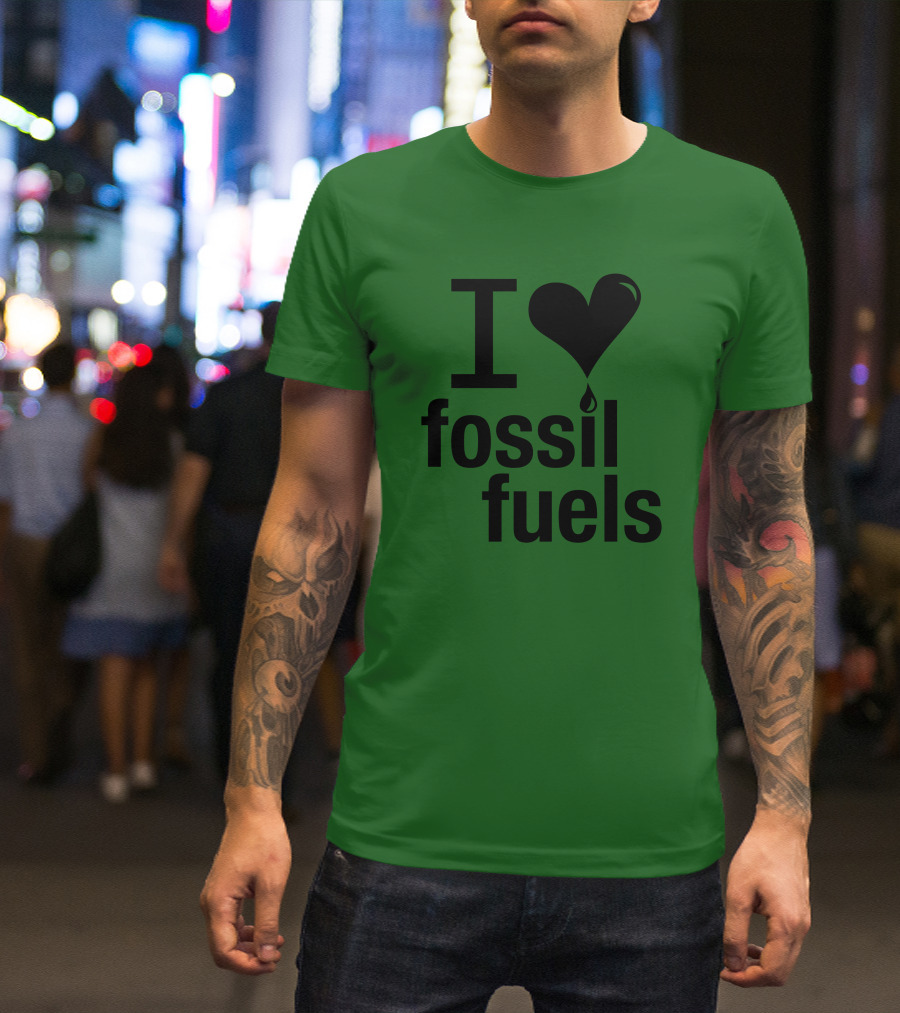 Alex Epstein UFC272 I Love Fossil Fuels Iconic Heart T-Shirt