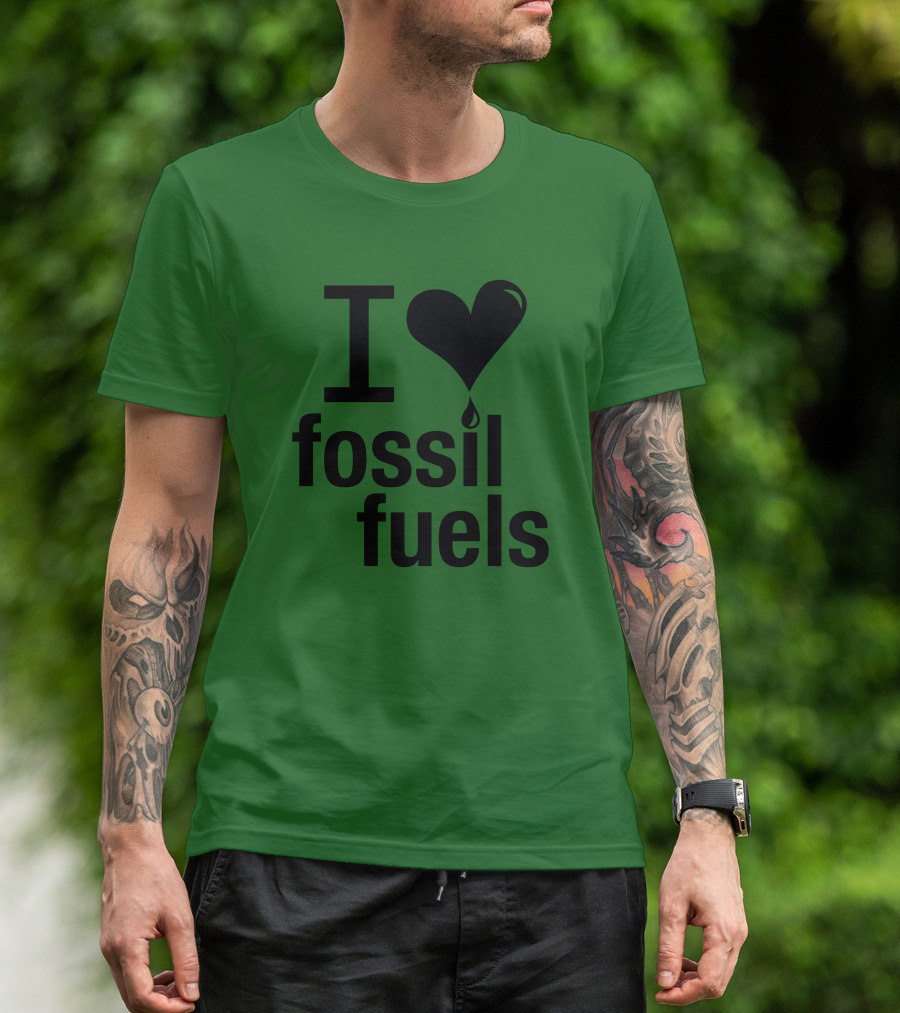 Alex Epstein UFC272 I Love Fossil Fuels Iconic Heart T-Shirt