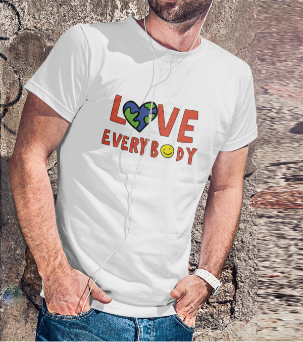 Love Everybody Heart Earth Smile Marquez Valdes-Scantling Chnge Merch T-Shirt