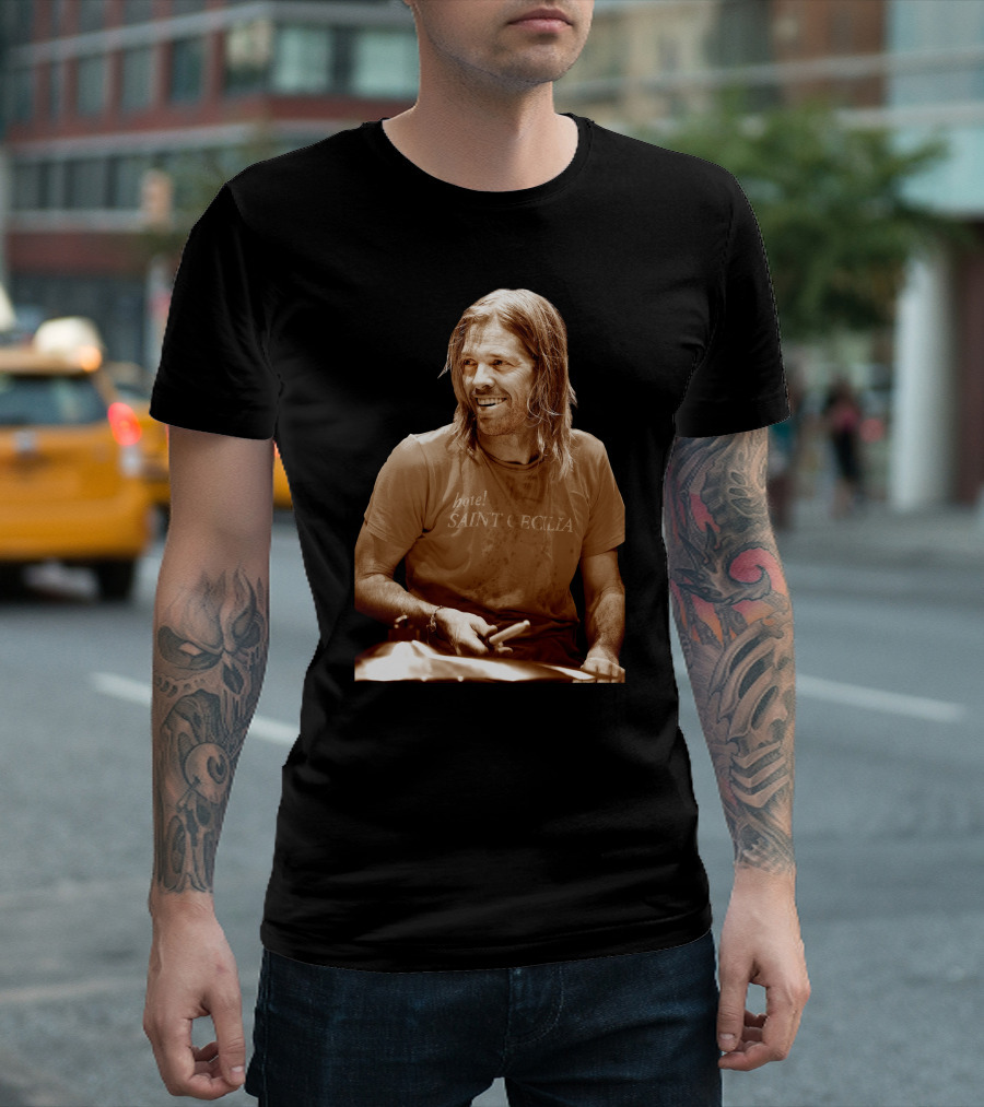 Billie Eilish Foo Fighters Taylor Hawkins Hotel Saint Cecilia Grammys Performance T-Shirt