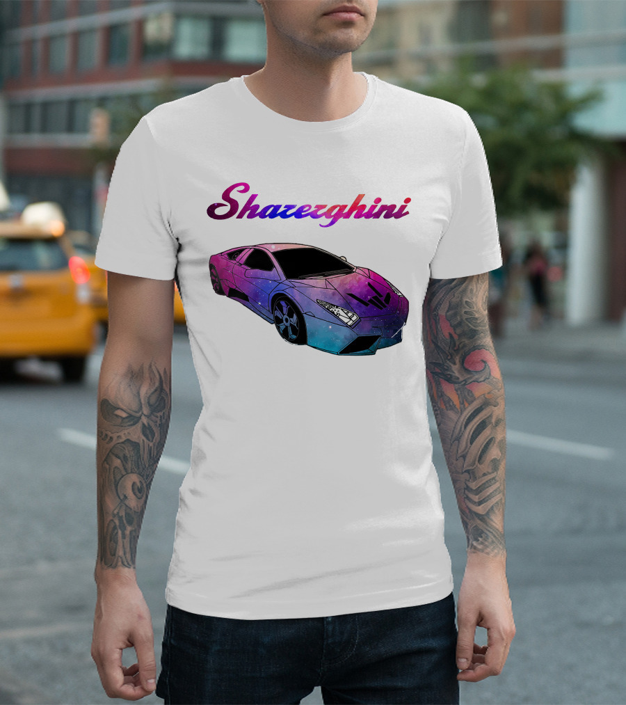 Discover Cool Kids Shazerghini Galaxy Car T-Shirt