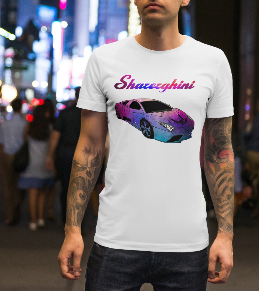 Discover Cool Kids Shazerghini Galaxy Car T-Shirt