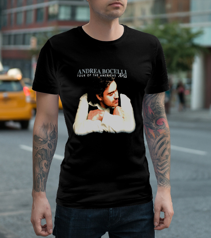 Andrea Bocelli Aria The Opera Album Tour Of The Americas Vintage 1998 Classic 90s T-Shirt