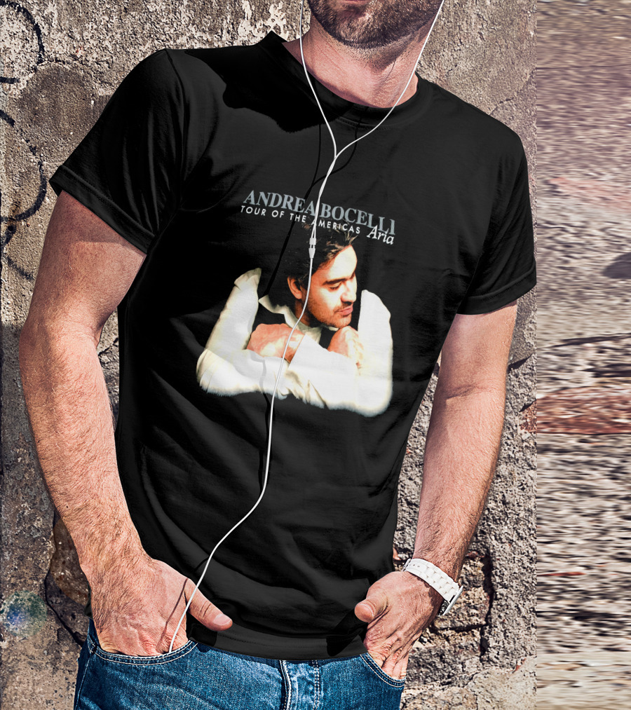 Andrea Bocelli Aria The Opera Album Tour Of The Americas Vintage 1998 Classic 90s T-Shirt